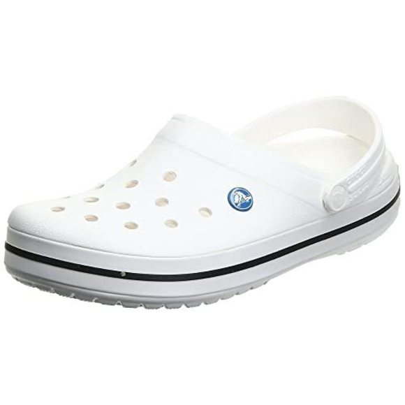 CROCS UNISEX-ADULT CROCBAND CLOG, WHITE, 8 WOMEN/6 MEN - Picture 1 of 6